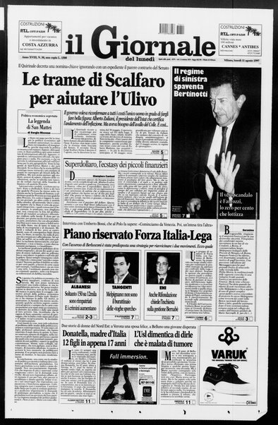 Il giornale del lunedi